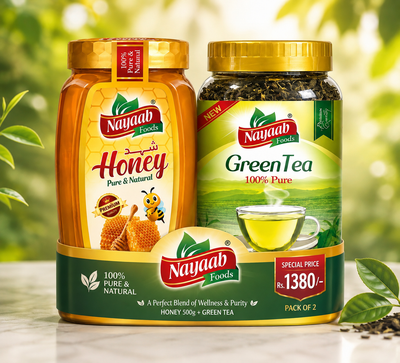 Honey 500g + Green Tea 100g Pack of 1
